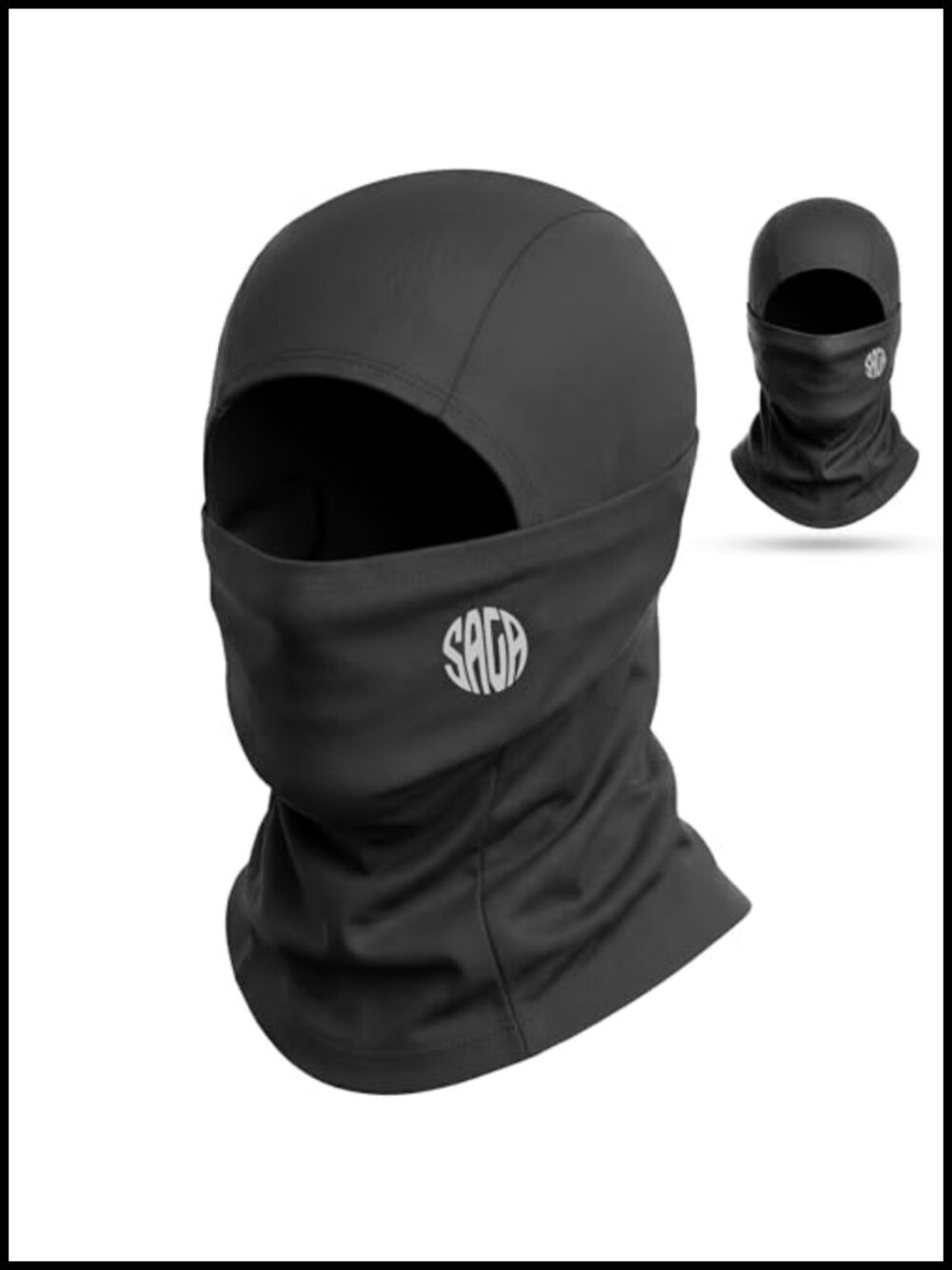Fleece Lined Balaclava Ski Mask Windproof Breathable Adult Winter Face Cover